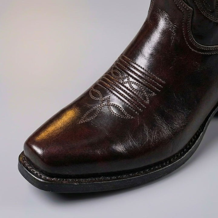Bottes en Cuir Véritable Damian