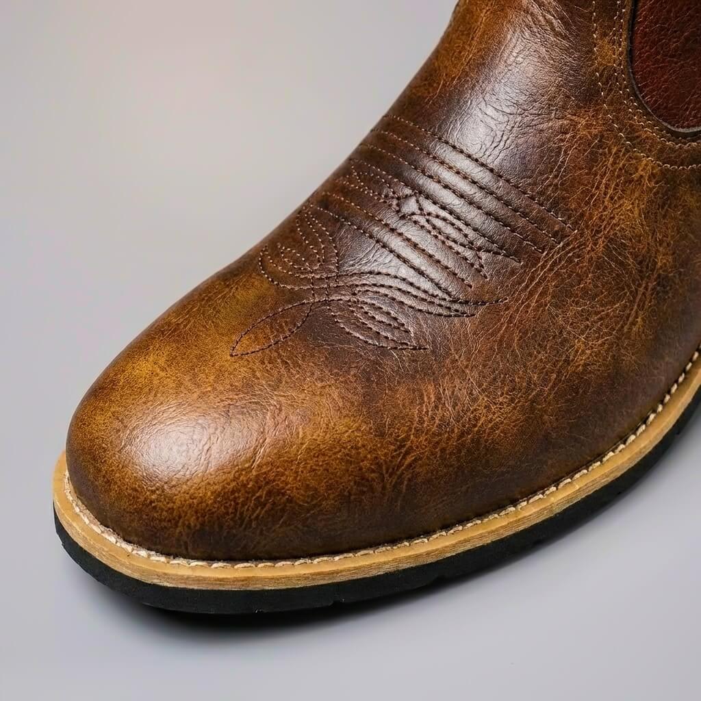 Bottes en Cuir Véritable Anthony