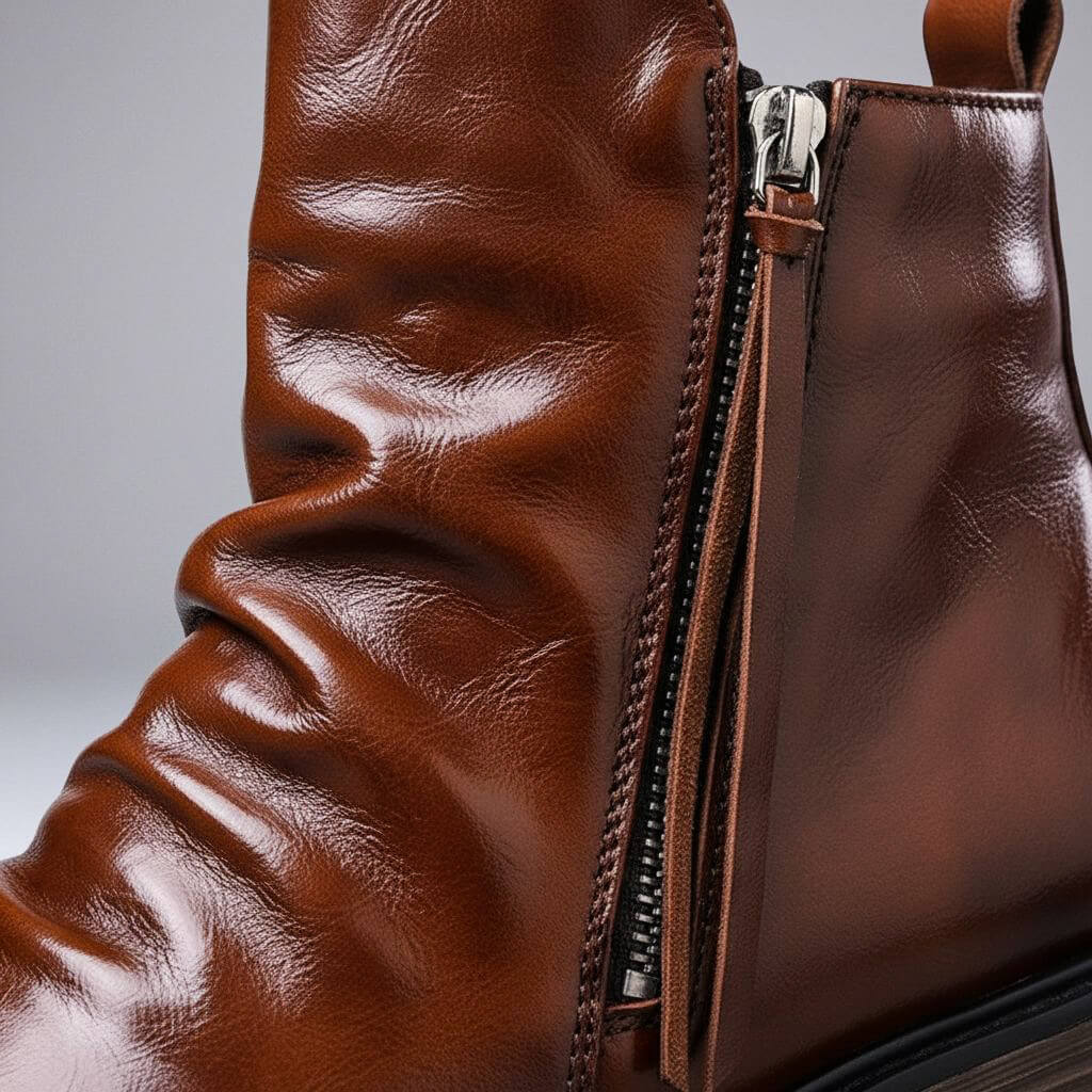 Bottes en Cuir Italien Walter