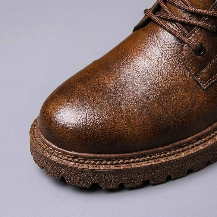 Bottes en Cuir Véritable Griffin