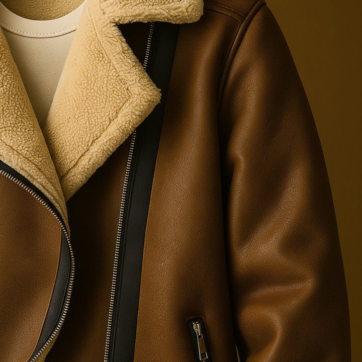 Giacca in Suede Prestige Leonard