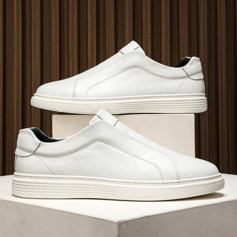 Basket en cuir Slip-On