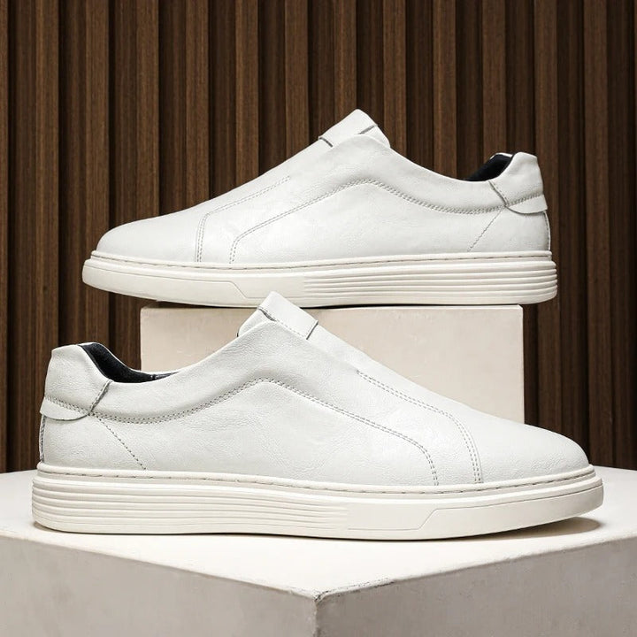 Basket en cuir Slip-On