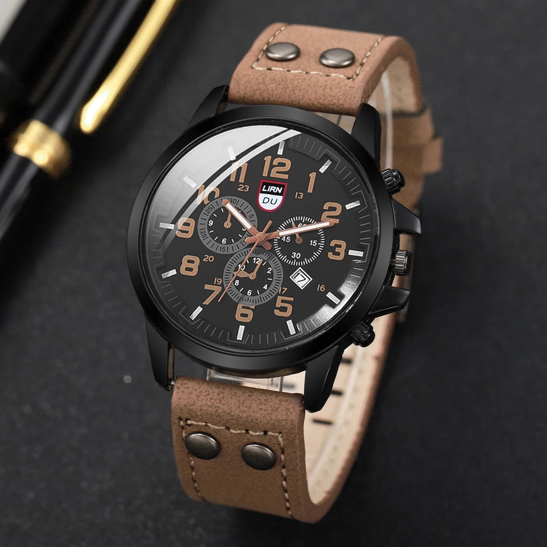 La Montre en Cuir de Vache Fieldline