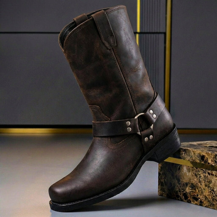 Bottes en Cuir Véritable Victor