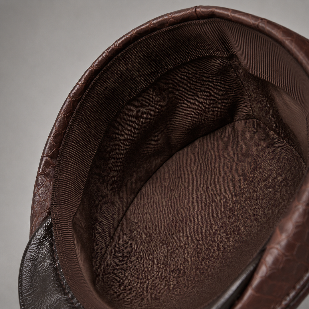 Beret en cuir