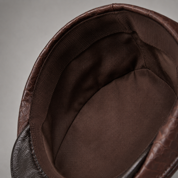 Beret en cuir