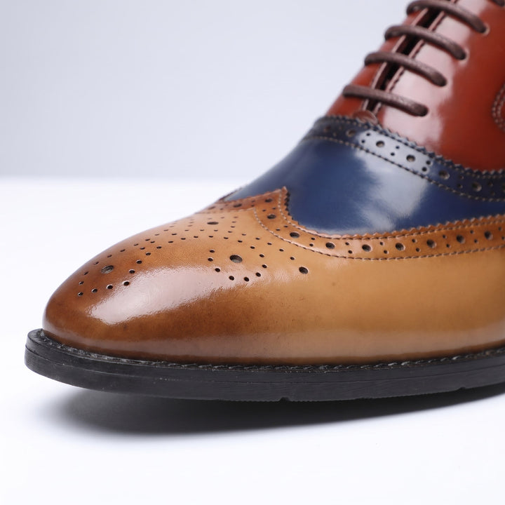 Oxfords en cuir verni Bellano