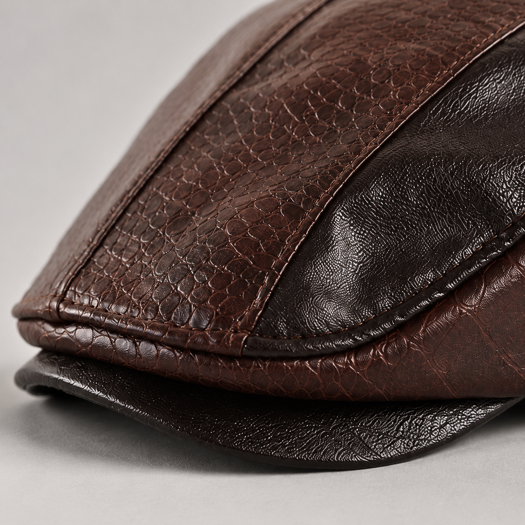 Beret en cuir