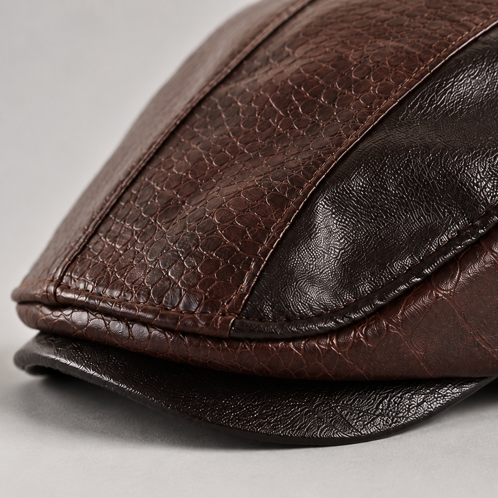 Beret en cuir