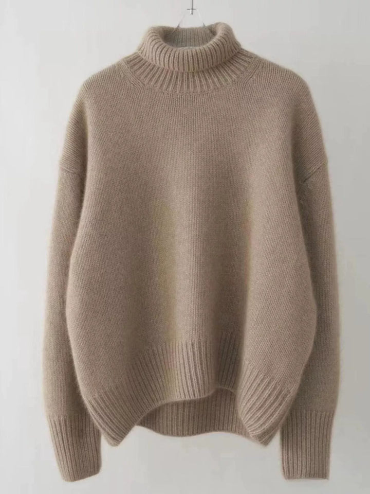 Scarlett | Pull Col Roulé à Épaules Tombantes