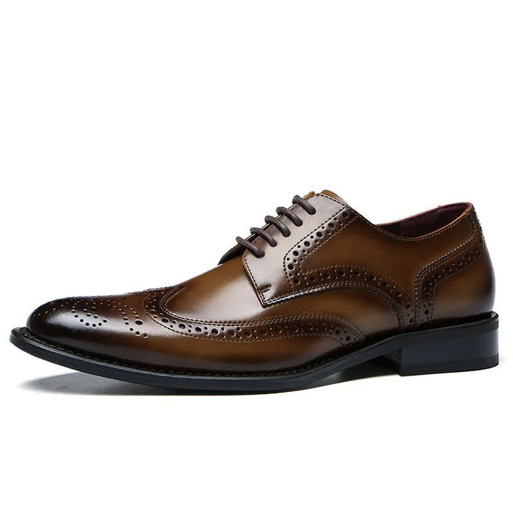 Brogues en Cuir de Vache 100% Pembroke