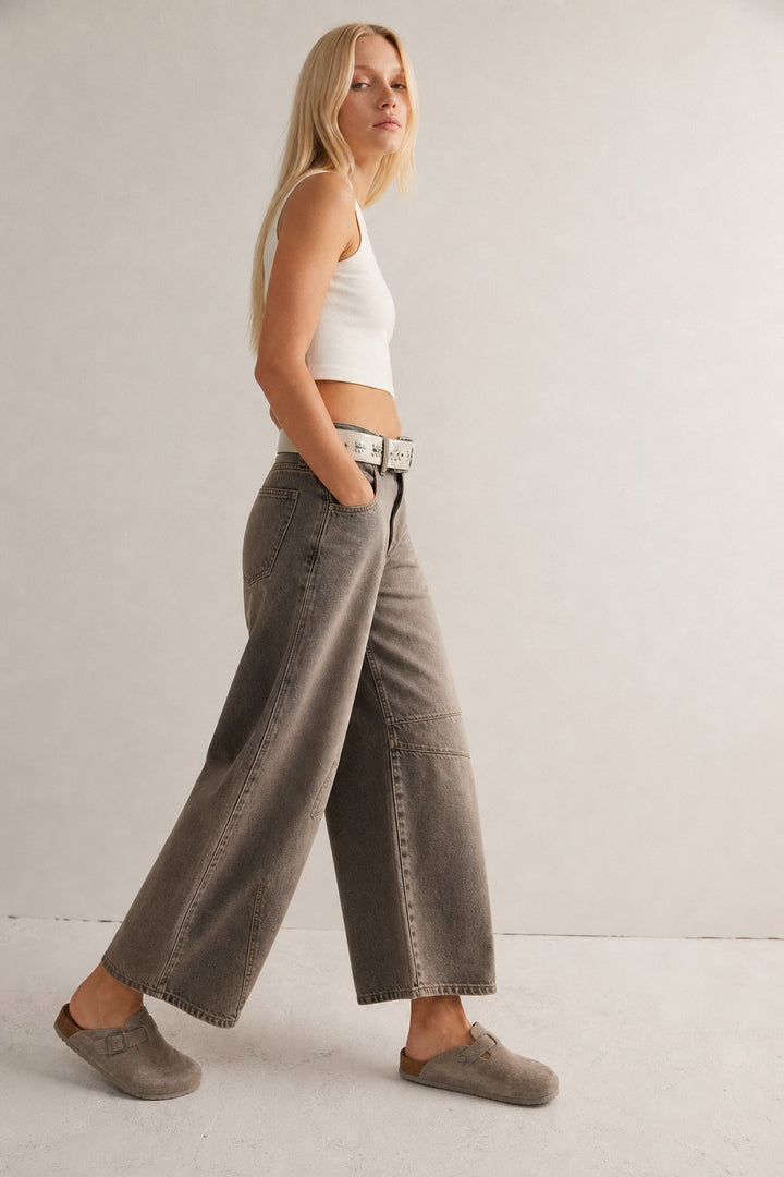 Jeans Everly à Jambes en Baril