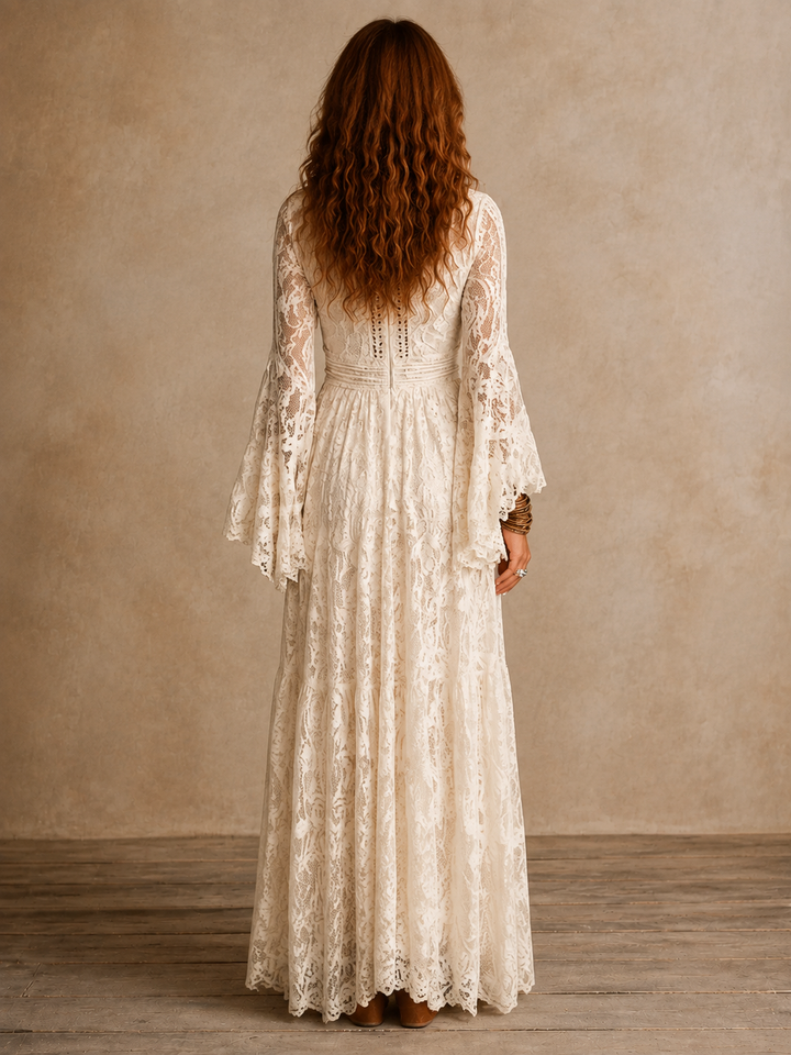 Emily | Robe Maxi Silhouette Vintage pour Femmes