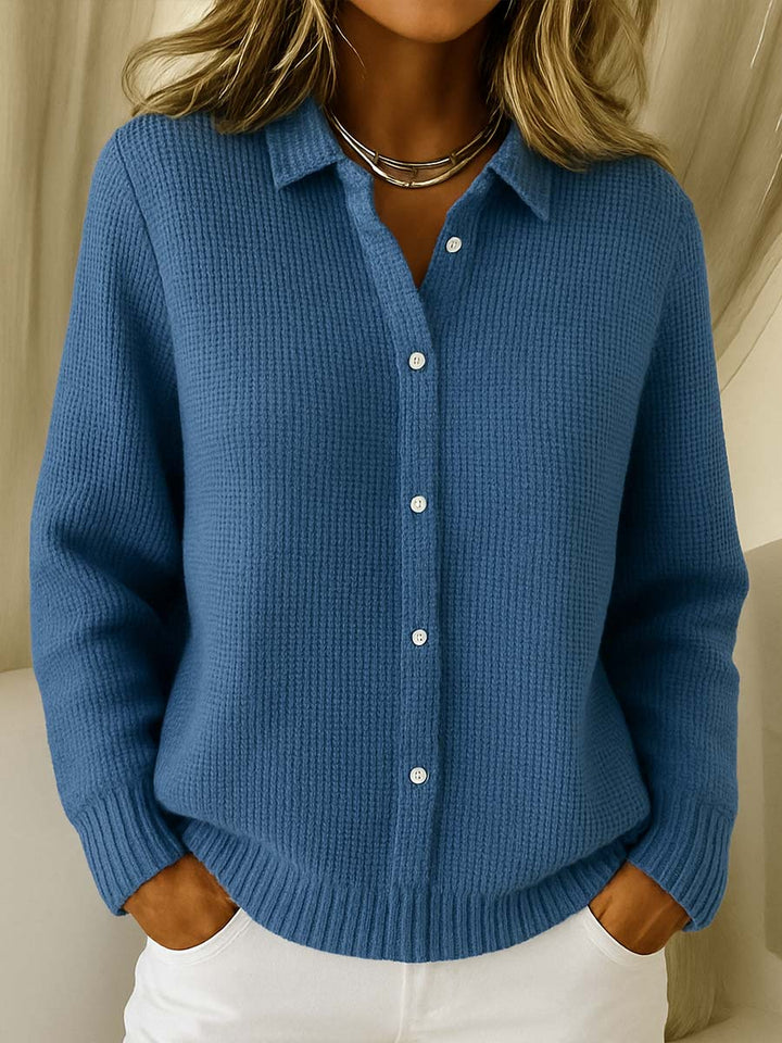 Cardigan Femme en Maille avec Boutons