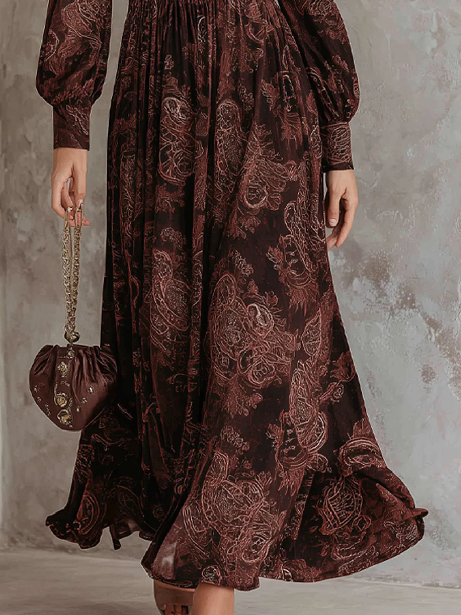 MIA | ROBE MAXI À LA TAILLE