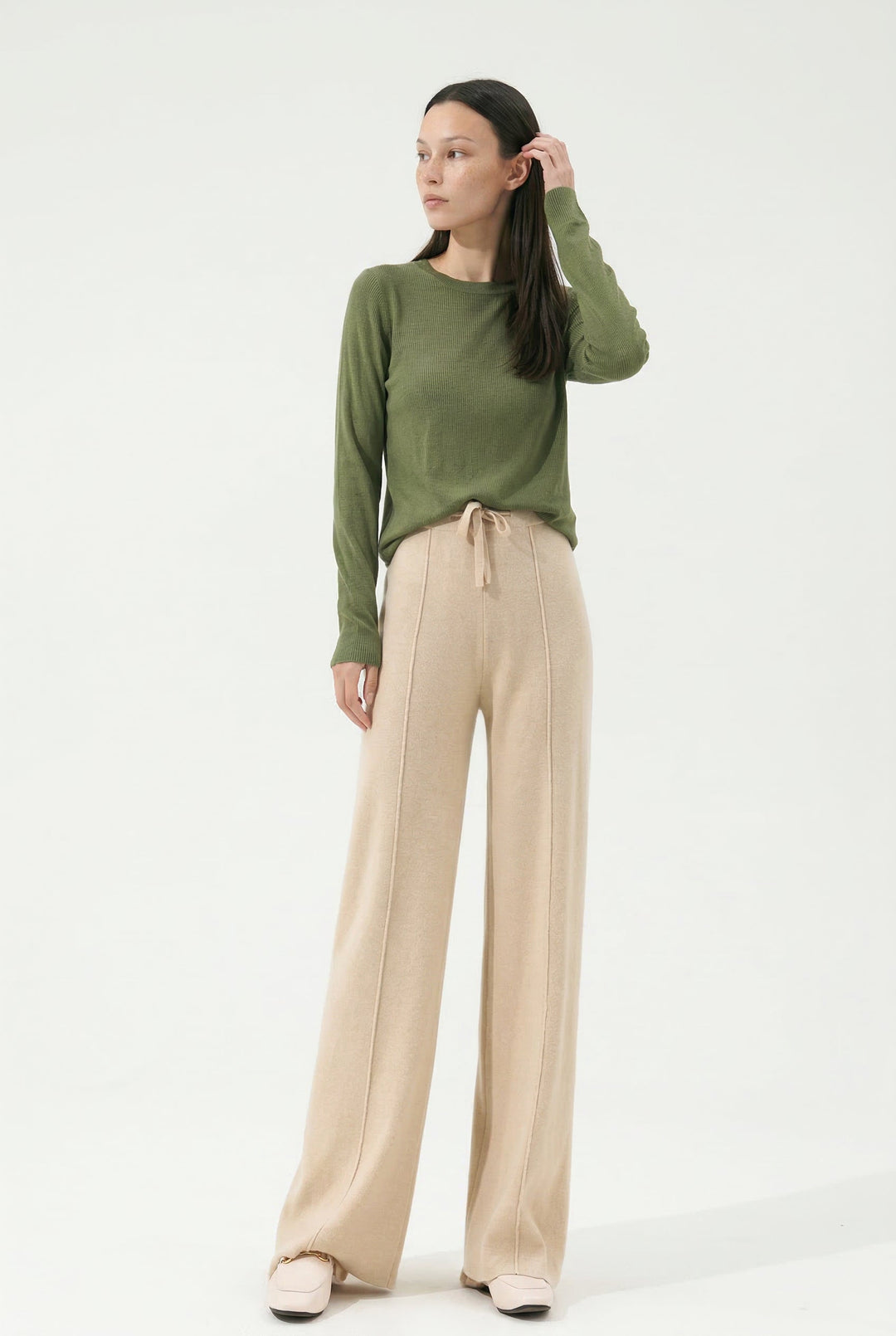 Pantalon en Laine Classique pour Femmes
