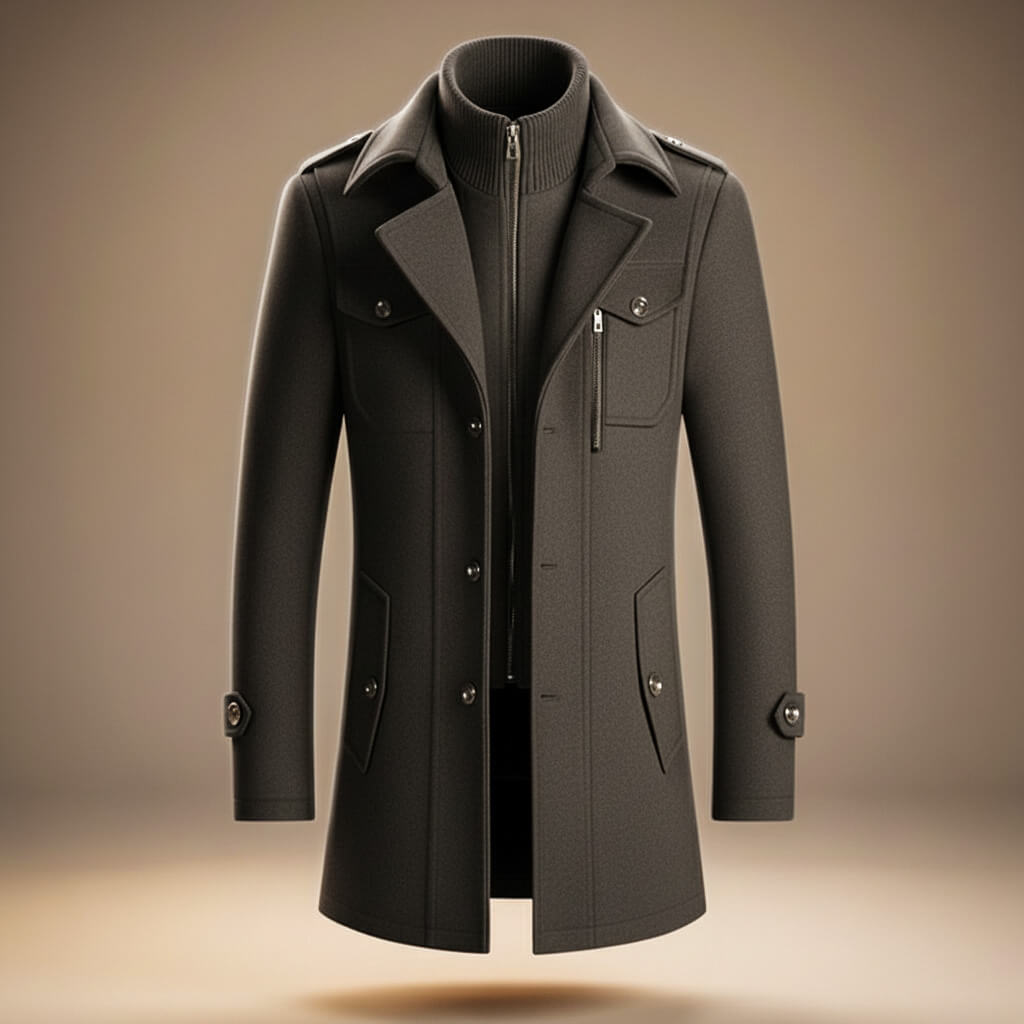 Cappotto in Lana Vergine Marco Legacy