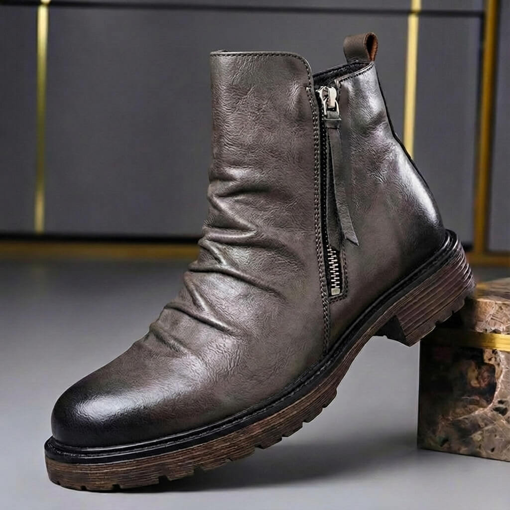 Bottes en Cuir Italien Walter