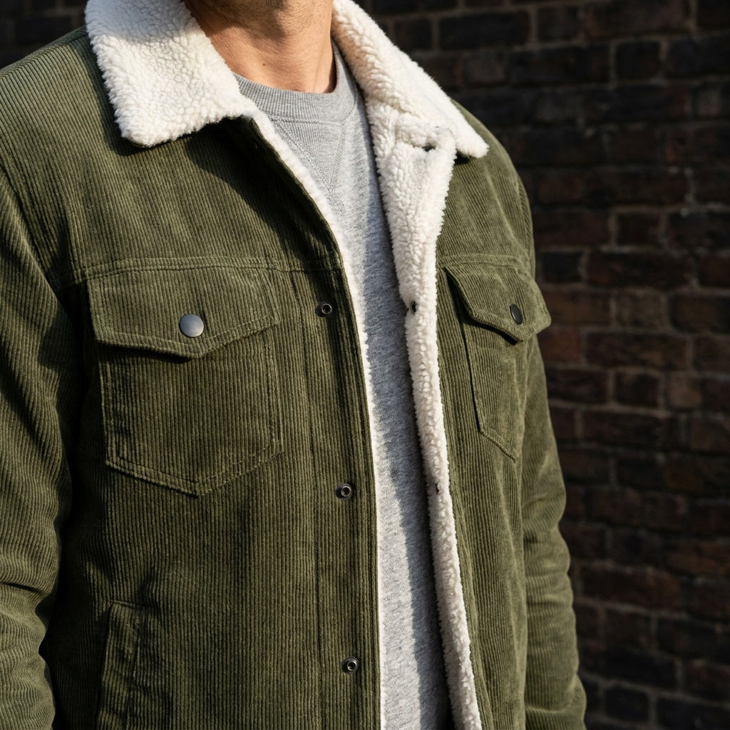 Veste en velours côtelé Rockwell