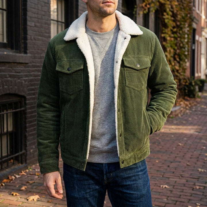 Veste en velours côtelé Rockwell