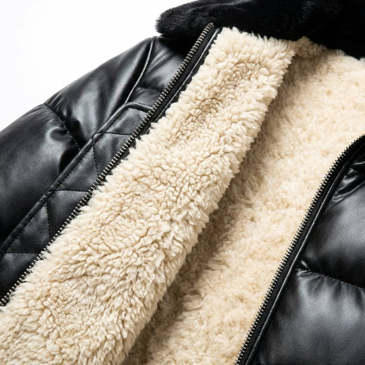 Veste matelassée chaude au look vintage
