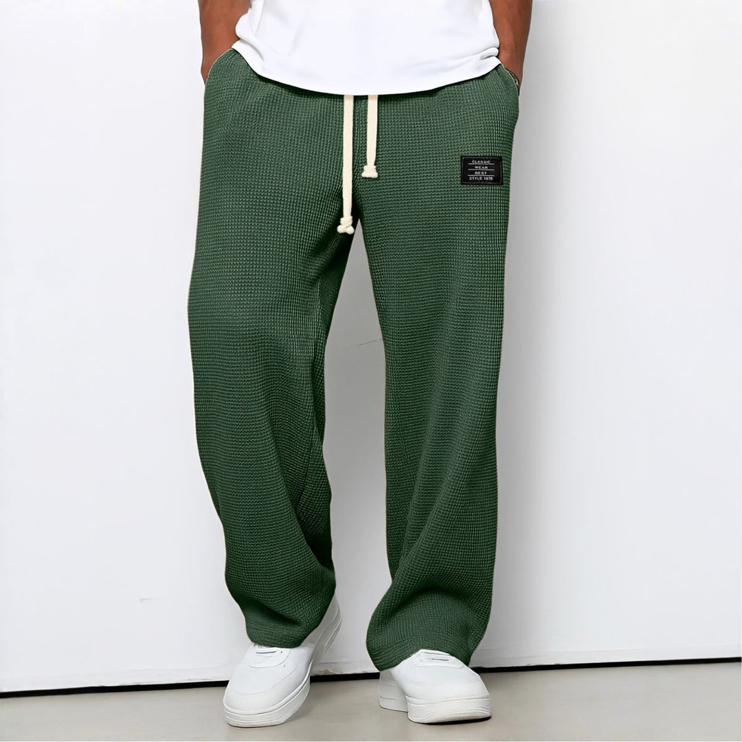Pantalon Confortable pour Hommes avec Coupe Ample et Taille Ajustable