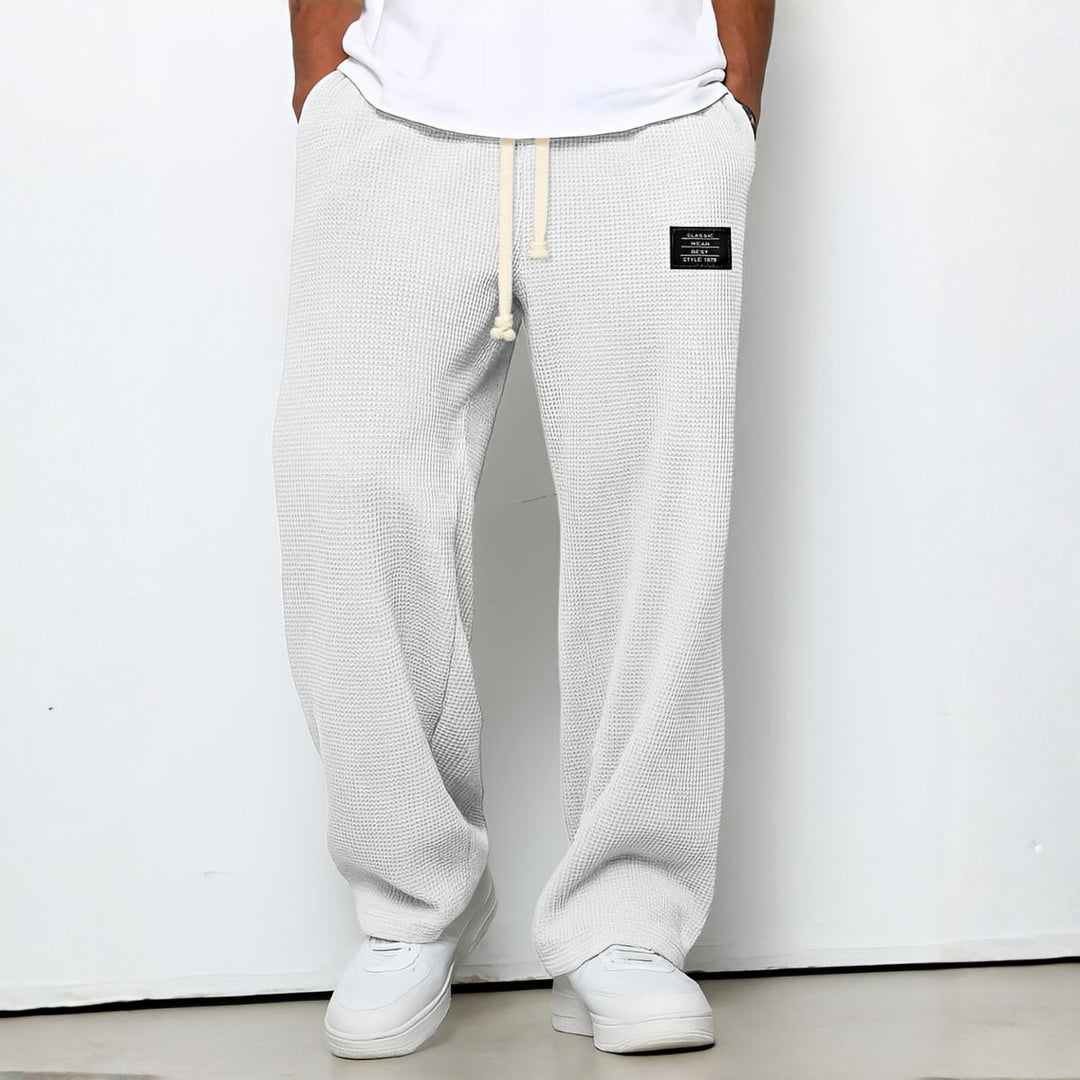 Pantalon Confortable pour Hommes avec Coupe Ample et Taille Ajustable