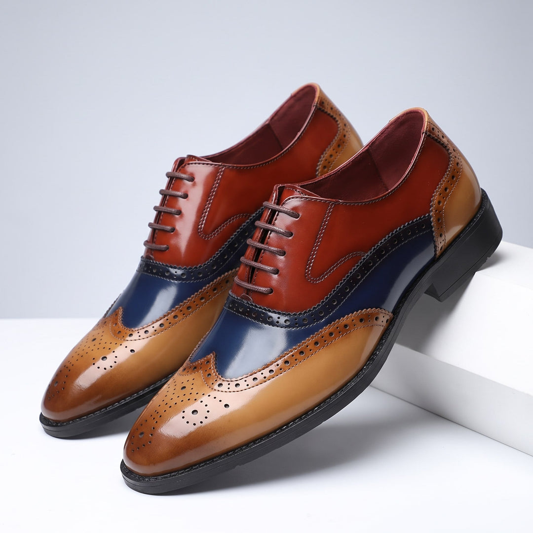 Oxfords en cuir verni Bellano