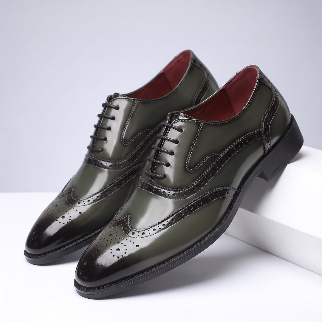Oxfords en cuir verni Bellano