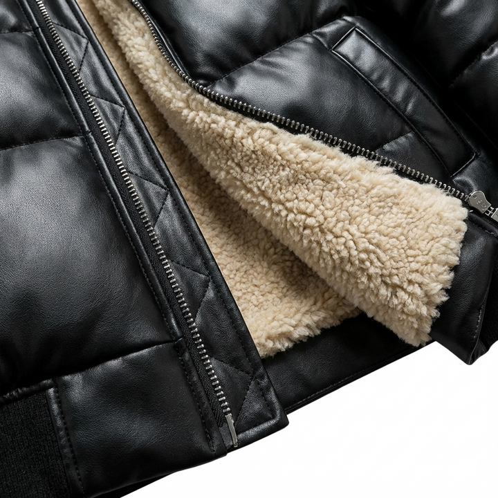 Veste matelassée chaude au look vintage