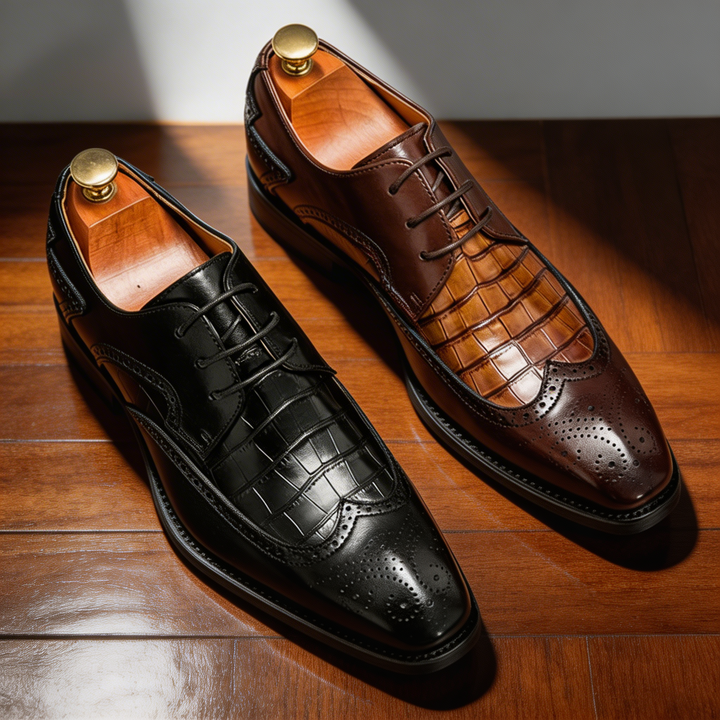 OXFORDS CROCO VERCELLI