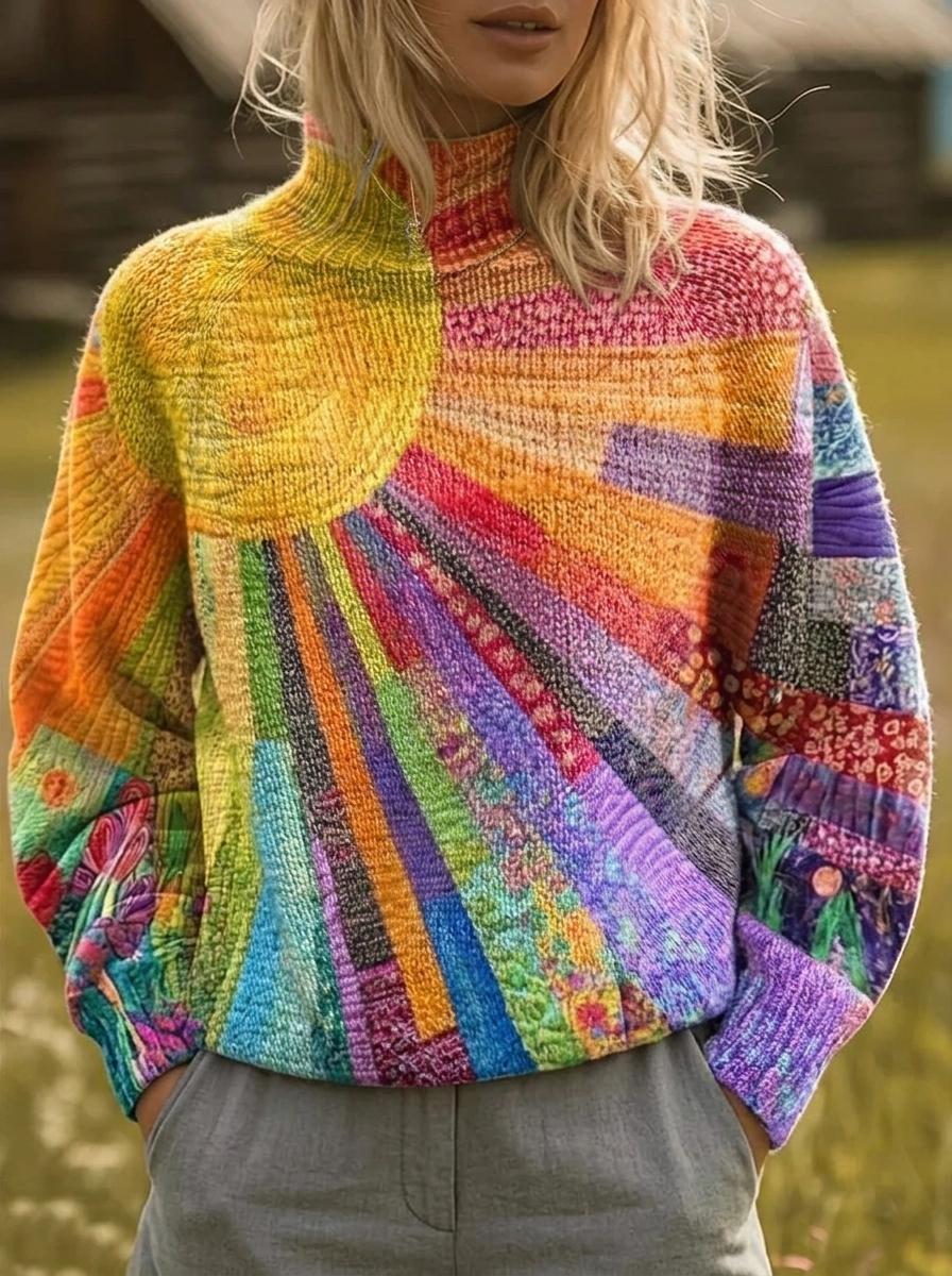 Rosalind™ | Imprimé Rétro Éclat de Soleil