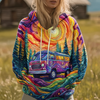 Vaneska™ | Hoodie à imprimé soleil Y2K