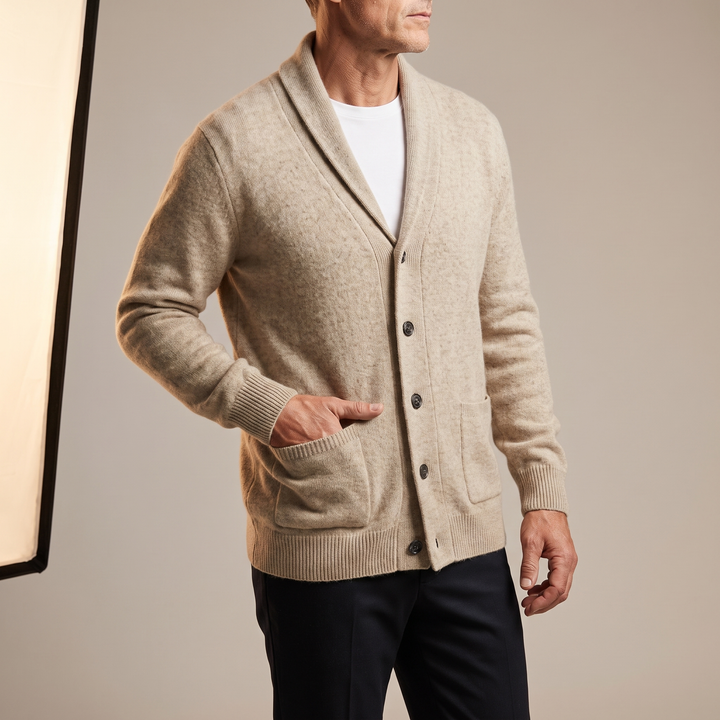 Cardigan en Laine Halcyon
