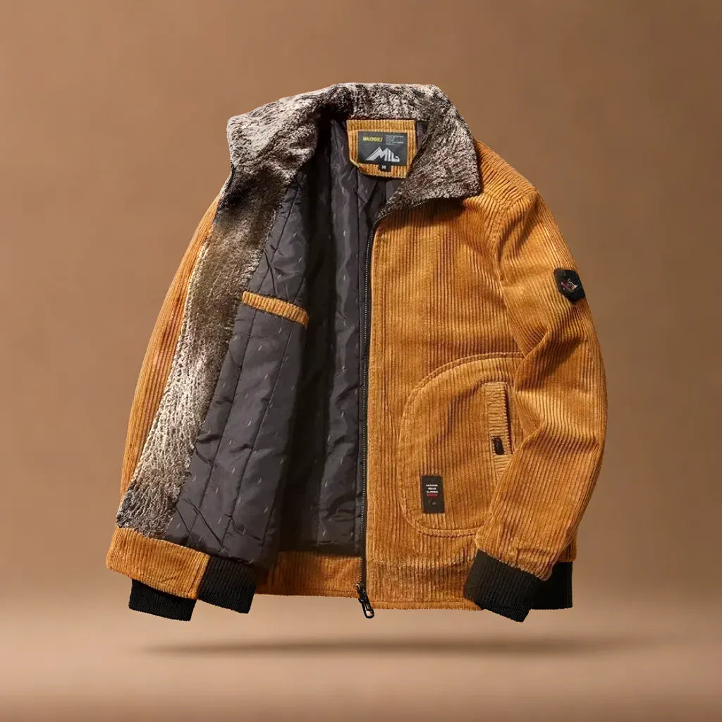 La Veste en Velours Côtelé