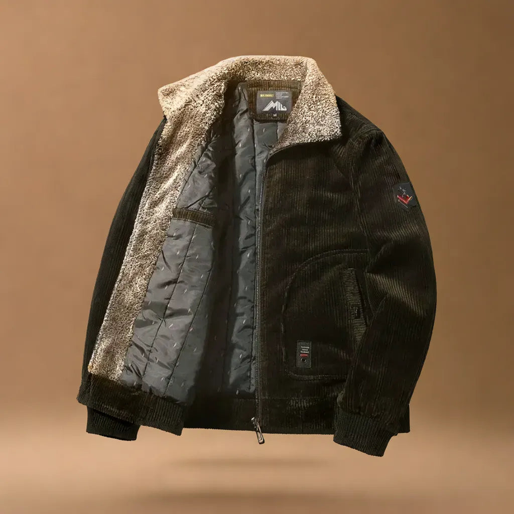 La Veste en Velours Côtelé