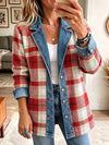 Francesca | Veste en Denim Patchwork Vintage Élégante