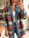 Charlotte | Veste Patchwork en Denim Vintage pour Femme