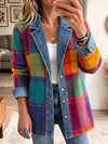 Emma | Veste en Denim Patchwork Élégante Vintage