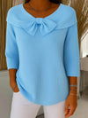 Adélie | Pull Col Rond Nœud