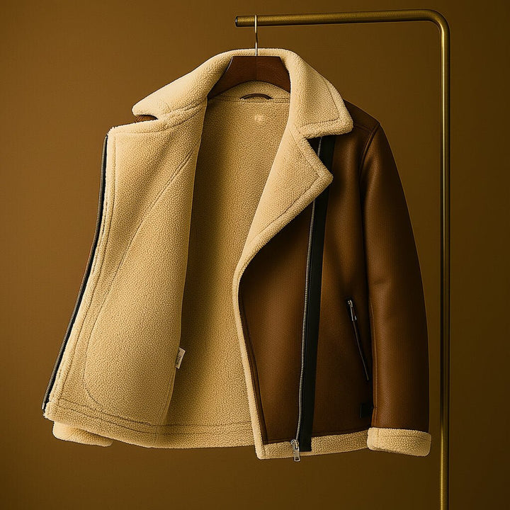 Giacca in Suede Prestige Leonard