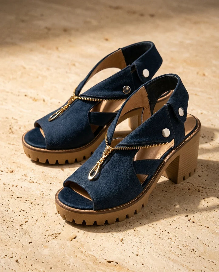 Talons Bloc Denim de Juin