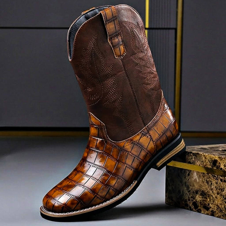 Bottes en Cuir Véritable Walker