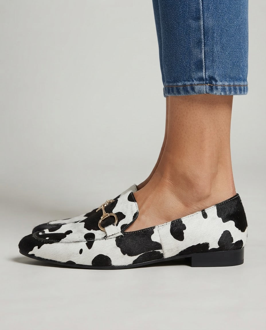 Mocassin imprimé animal