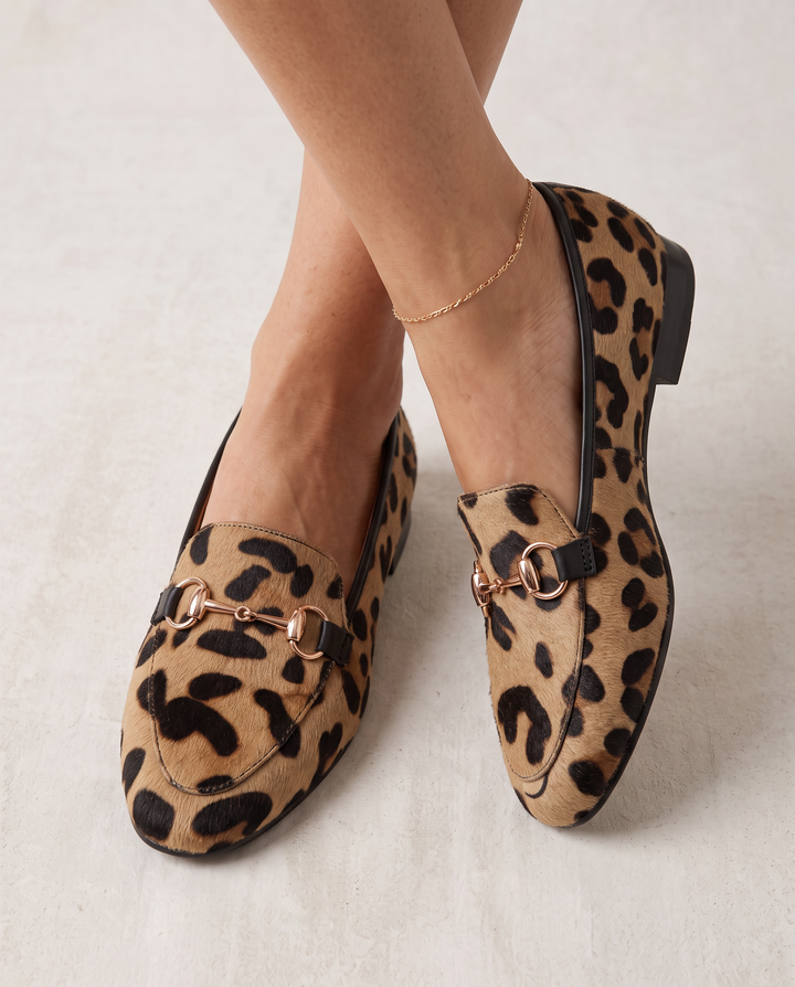Mocassin Serena — Léopard avec mors