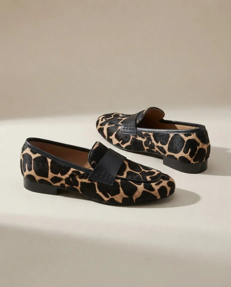 Mocassin Giulia — Girafe Abricot