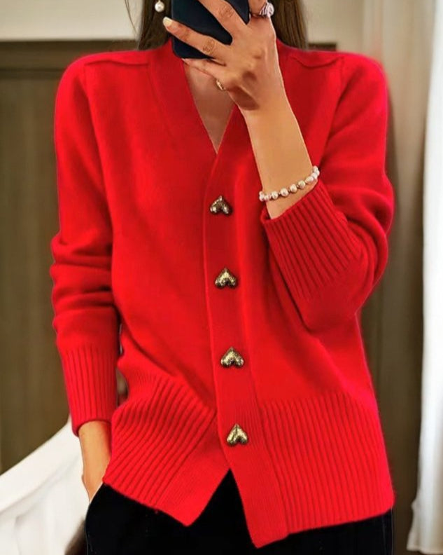 Michaela | Cardigan à Col V