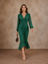 Robe Maxi Sirène Froncée Octavia™