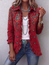 Florence | Veste à volants en paisley bohème